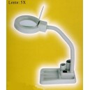 Lampada a LED Yello con lente d'ingrandimento 